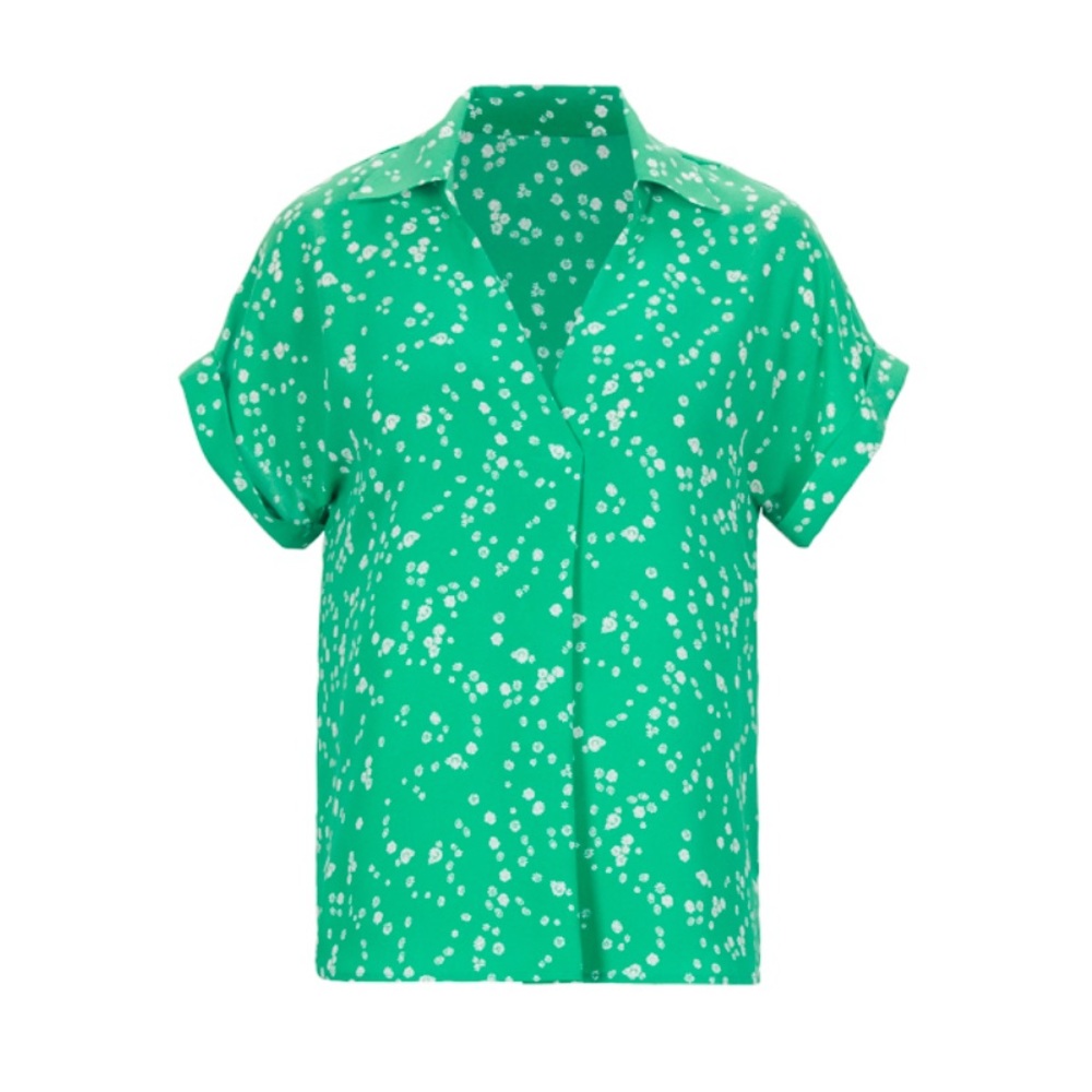 CABI Replay Top in Minty Green